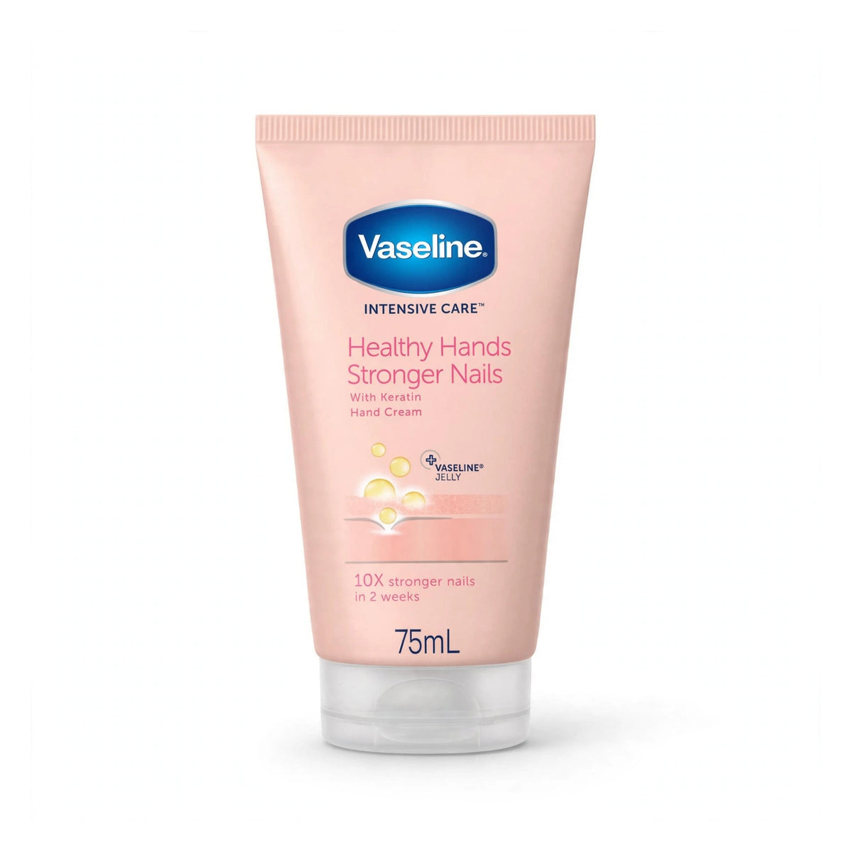 Vaseline Healthy Hands Stronger Nails With Keratin Hand Cream 75 ml