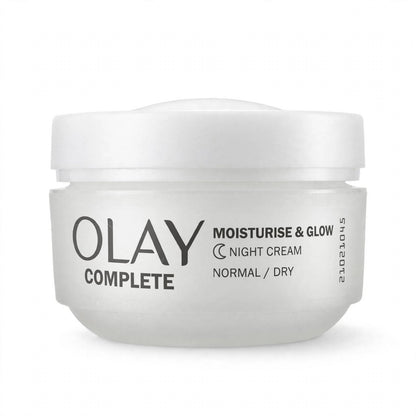 Olay Complete Moisturise & Glow Night Cream Normal to Dry Skin 50ml