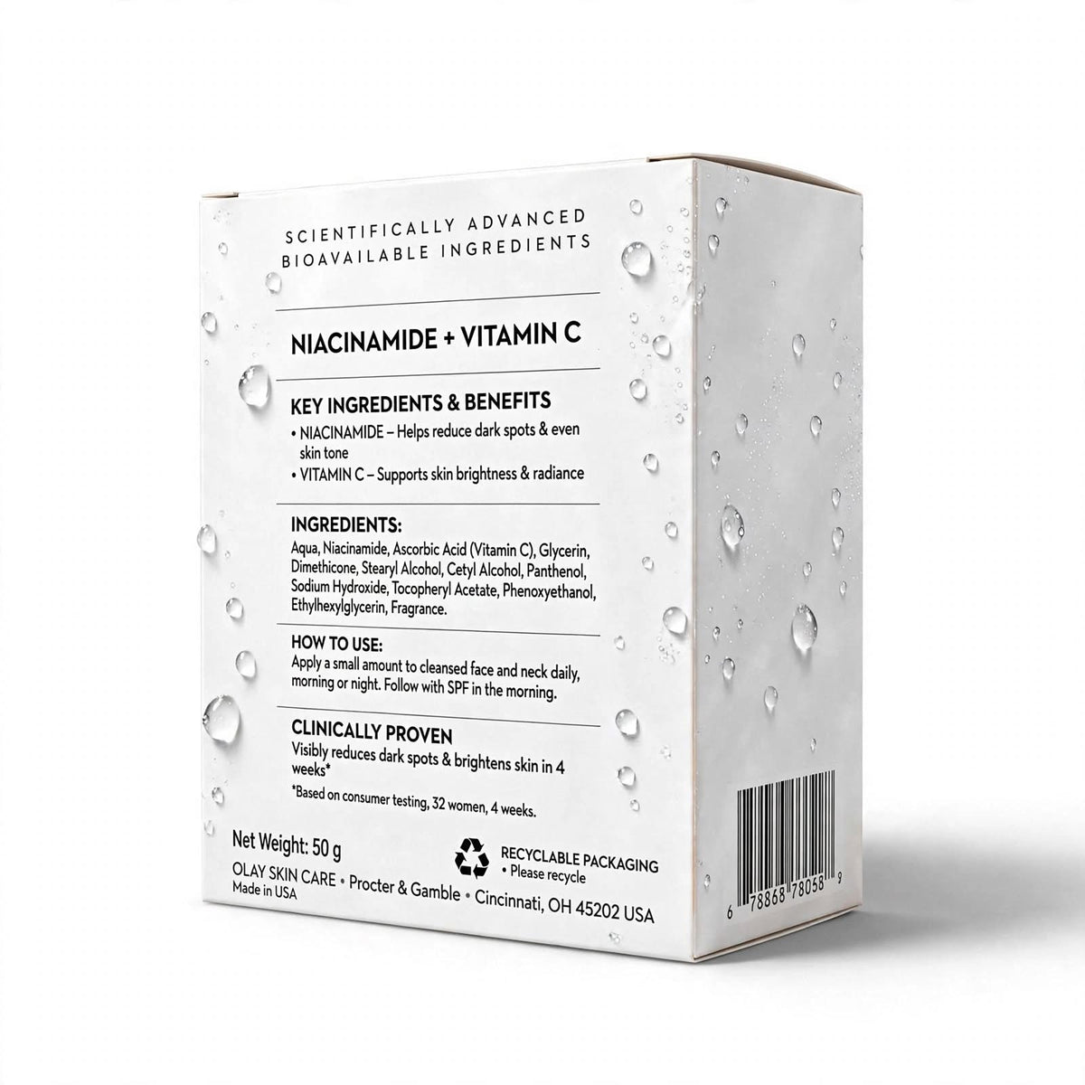 Olay Luminous Niacinamide + Vitamin C Moisturiser 50g