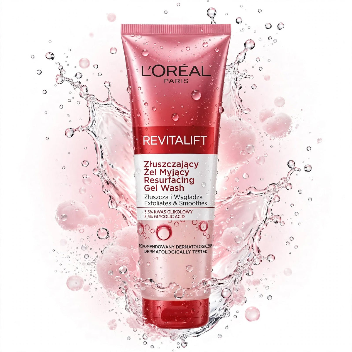 L'Oreal Paris Revitalift Resurfacing Gel Wash 3.5% Glycolic Acid 150ml