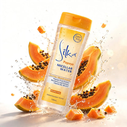 Silka Papaya Face Micellar Water, 100Ml