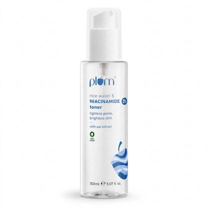 Plum Rice Water & Niacinamide  3% Toner 150Ml
