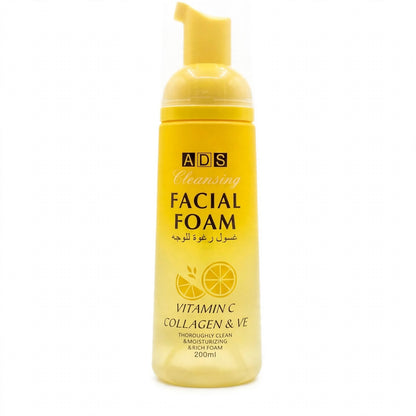 ADS  Vitamin C Collagen & Ve Facial Foam Cleansing  200ml