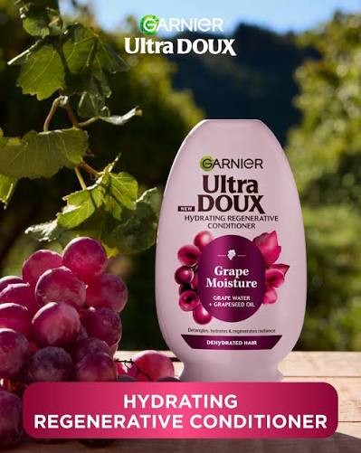 Garnier Ultra Doux Grape Moisture Conditioner, 360ml