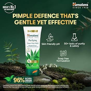 Himalaya Purifying Neem Face Wash, 150ml