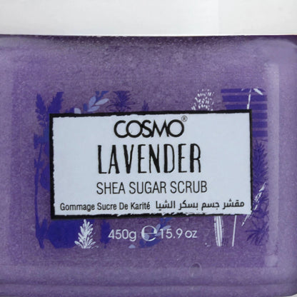 COSMO LAVENDER SHEA SUGAR SCRUB 450 g