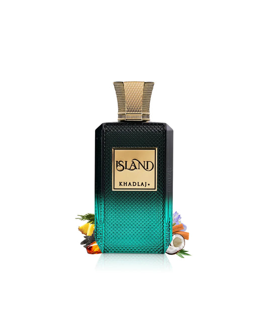 Khadlaj Perfumes Island Extrait De Parfum Spray For Men & Women, 100Ml