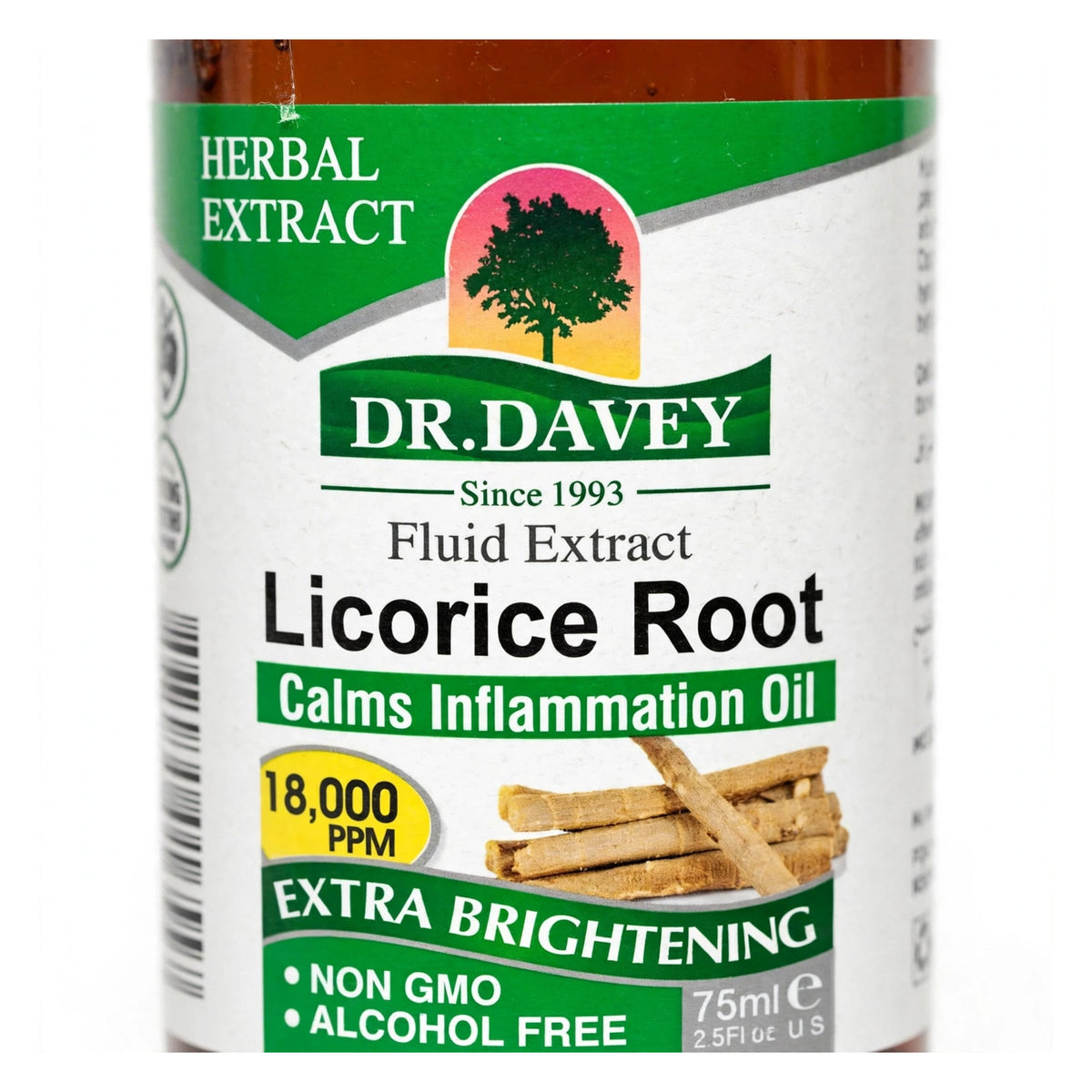 Dr. Davey Licorice Calms Root Inflammation Oil 75ml