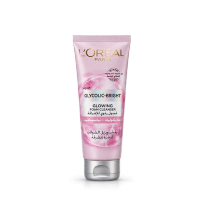 L'oreal Paris Glycolic Brightening & Glowing Daily Foaming Cleanser, 100Ml