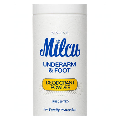 Milcu 2 In-One Underarm&Foot Deodrant Powder 80G