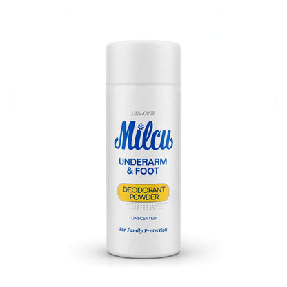 Milcu 2 In-One Underarm&Foot Deodrant Powder 80G