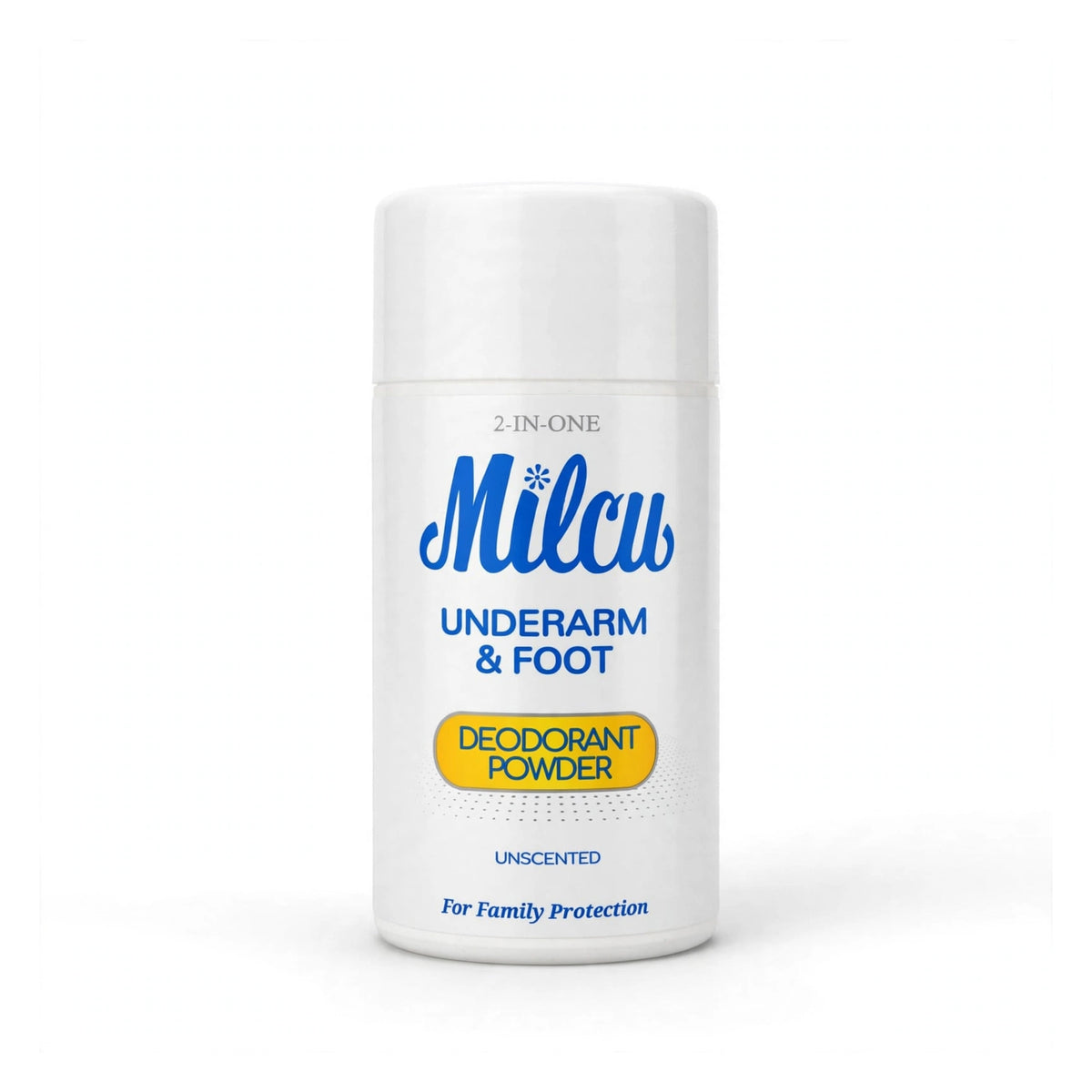 Milcu 2 In-One Underarm&Foot Deodrant Powder 40 GM