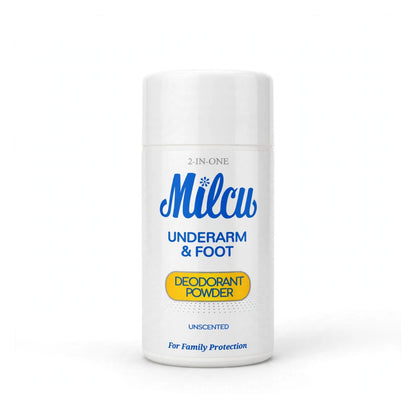 Milcu 2 In-One Underarm&Foot Deodrant Powder 40 GM