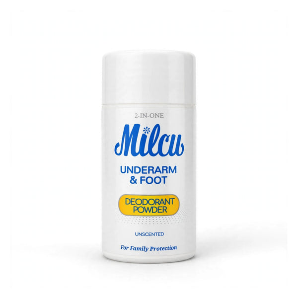 Milcu 2 In-One Underarm&Foot Deodrant Powder 40 GM