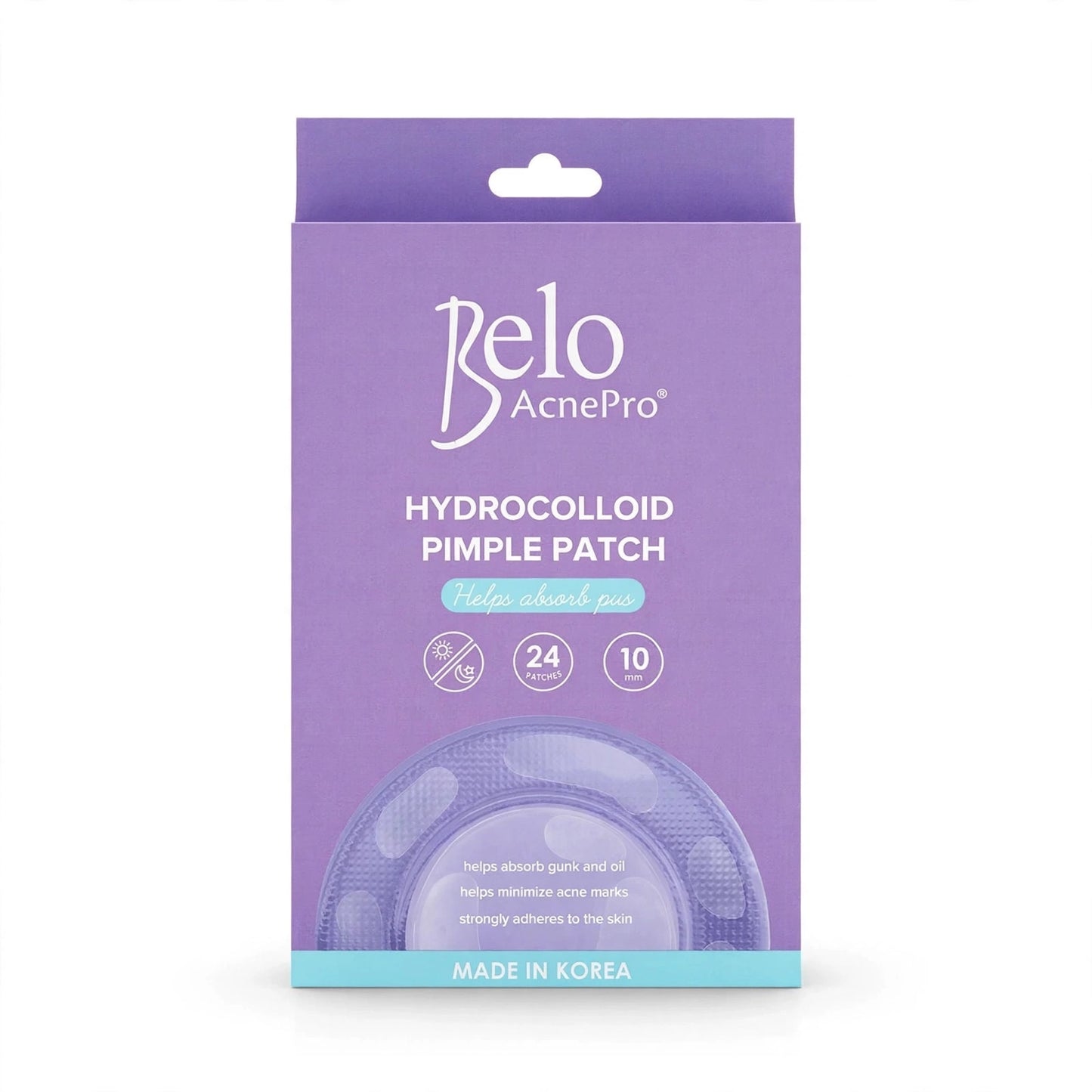 Belo Ancepro hydrocolloid pimple patch 24 patches 10 mm made in korea
