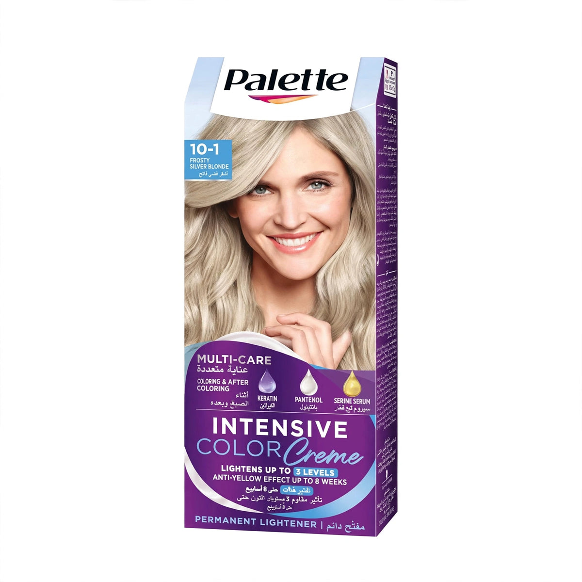 palette intensive color creme frosty silver blonde  10-1