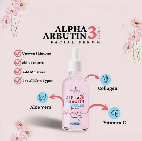 Precious Skin Alpha Arbutin Collagen Serum, 50ml