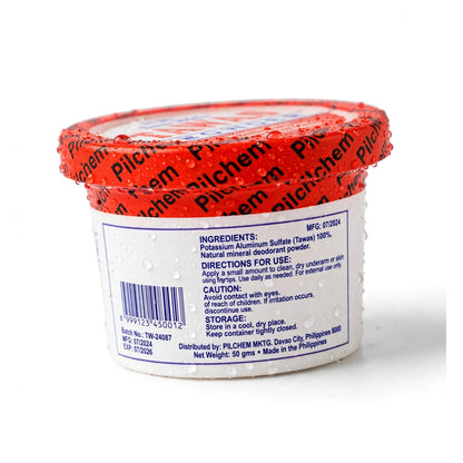 Tawas Powder Snow White Red 50 G