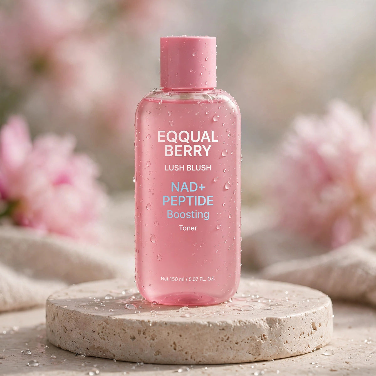 EQQALBERRY LUSH BLUSH NAD+ PEPTIDE BOOSTING TONER 150
