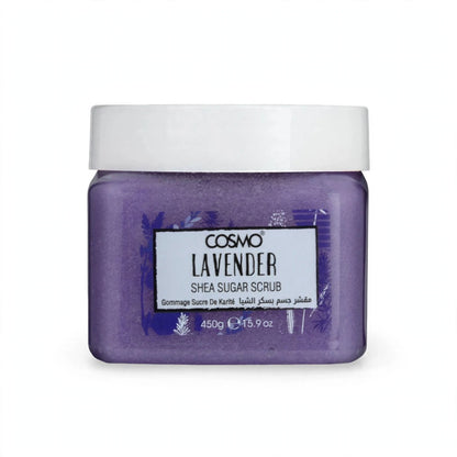 COSMO LAVENDER SHEA SUGAR SCRUB 450 g