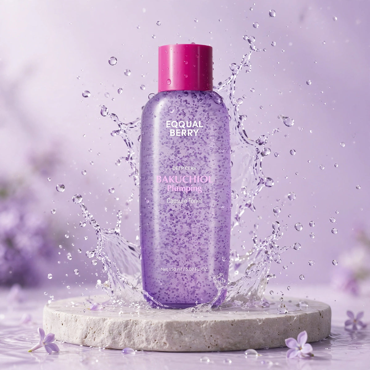 Eqqualberry deep cera  bakuchiol plumping capsule toner