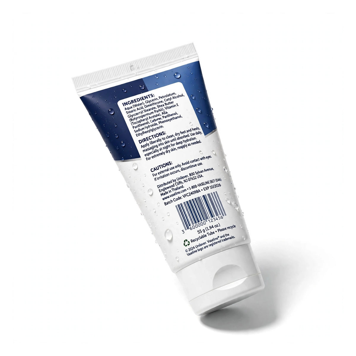 Vaseline Deep Moisture Foot Cream, 55G