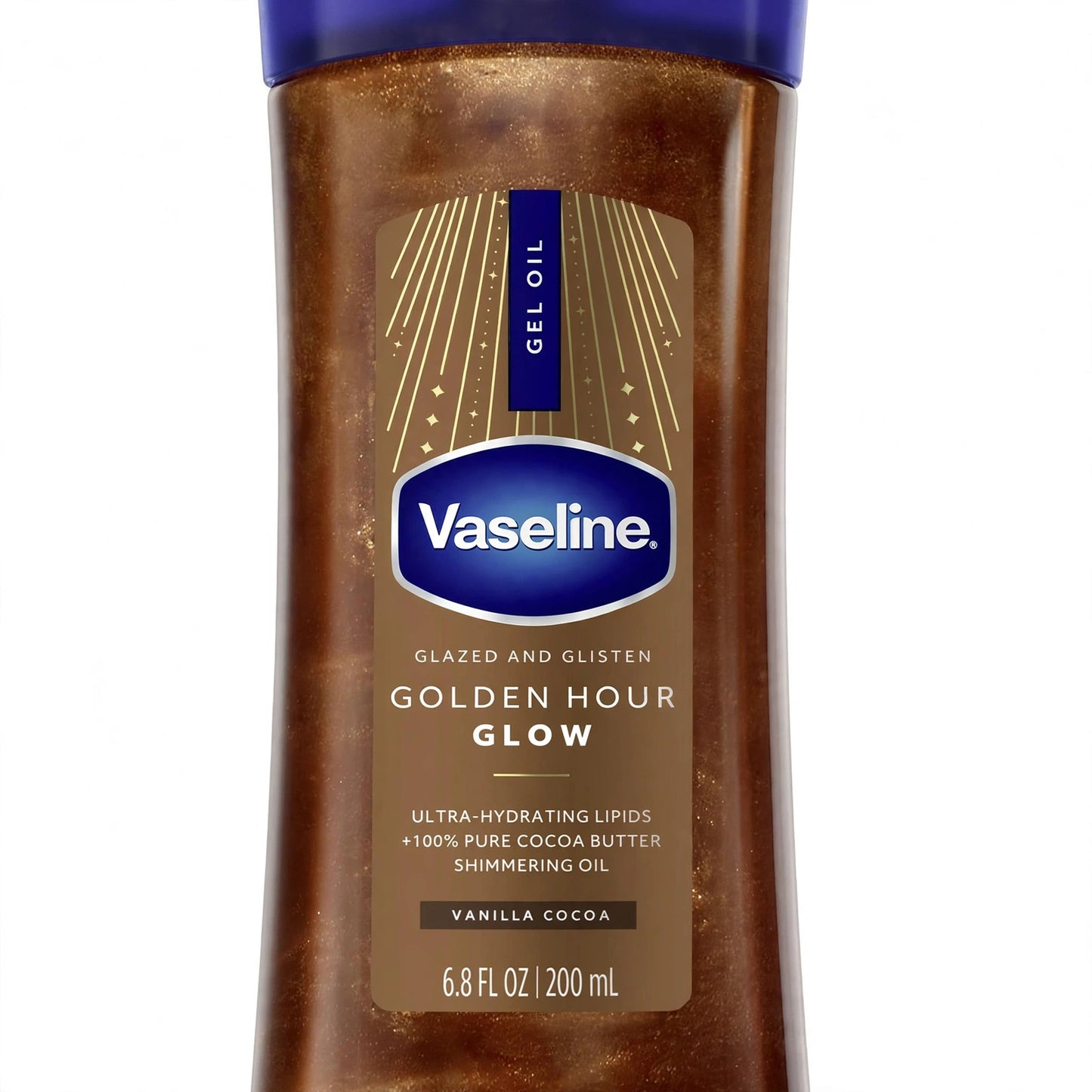 Vaseline golden hour glow vanila cocoa 200 ml