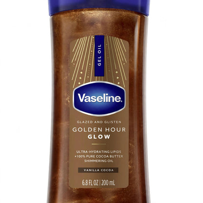 Vaseline golden hour glow vanila cocoa 200 ml