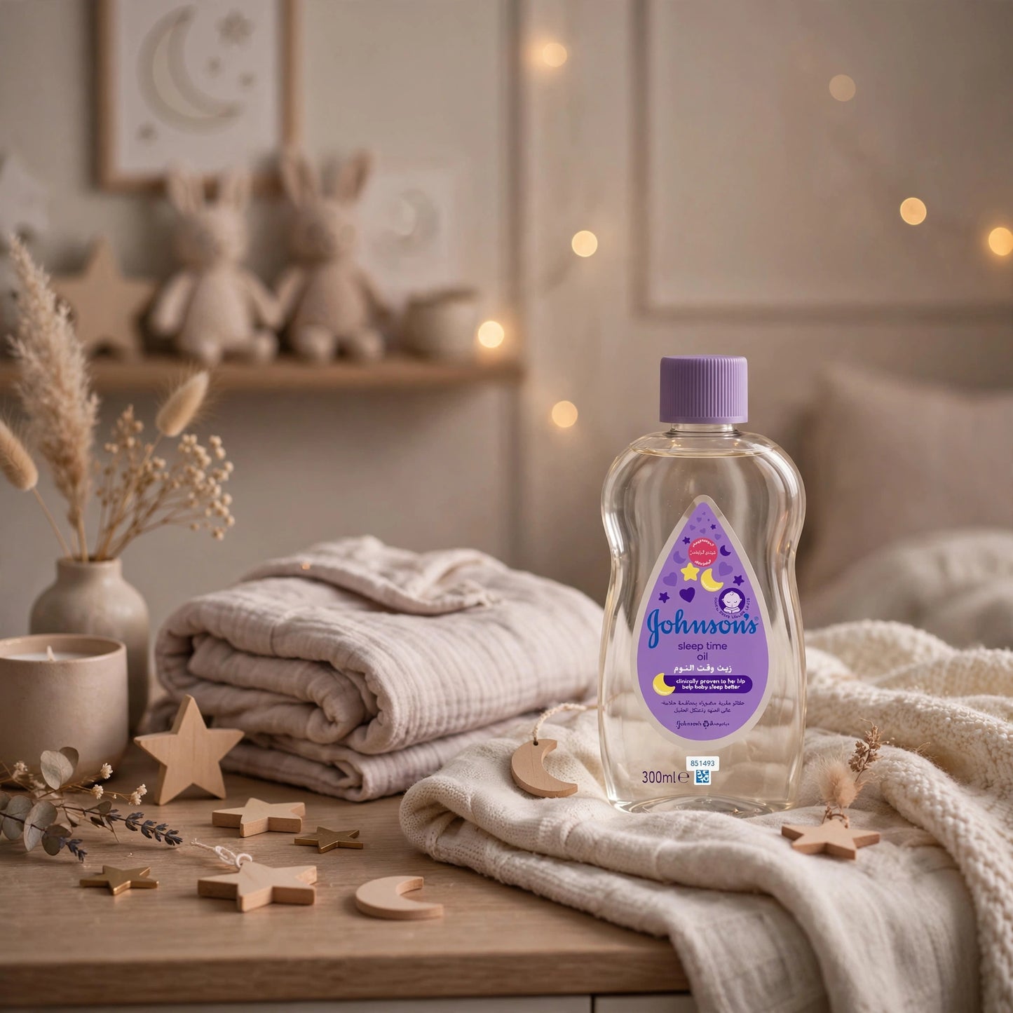 Jhonsons sleep time oil 300 ml