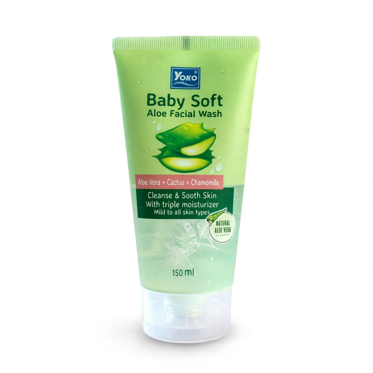 Yoko Baby Soft Aloe Facial Wash 150ml
