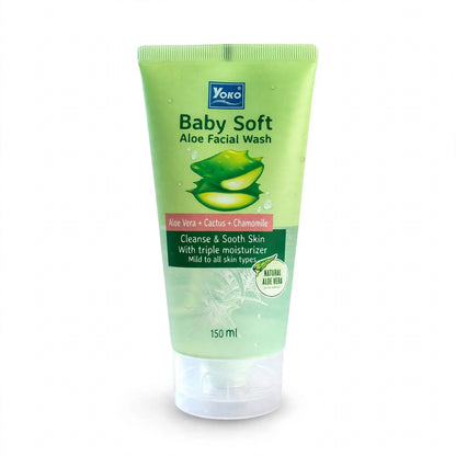 Yoko Baby Soft Aloe Facial Wash 150ml